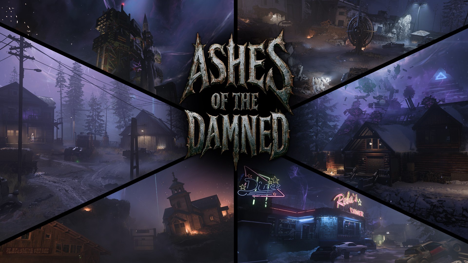 Ashes of the Damned en Black Ops 7 — vistas oficiales del mapa (zonas del Dark Aether)