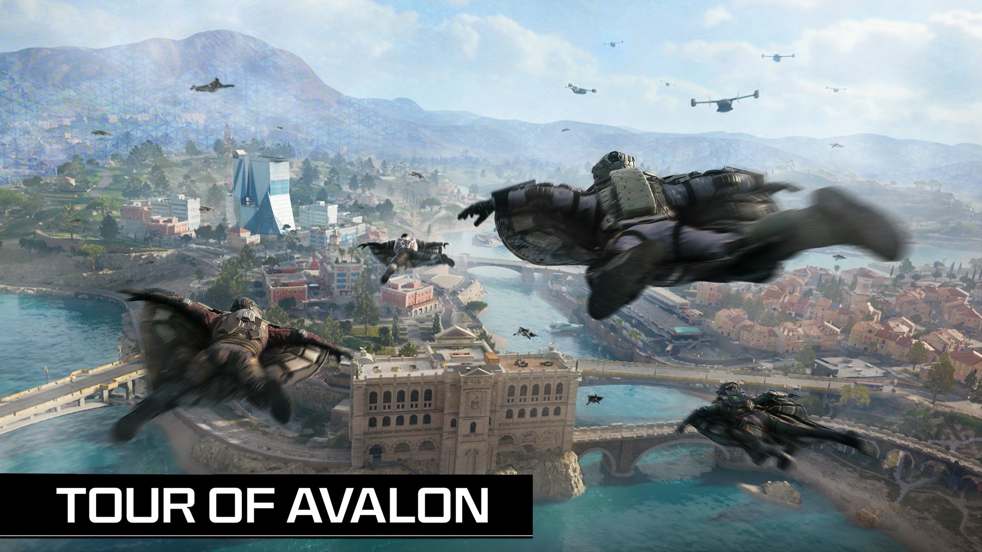 Avalon en Warzone — vista del mapa