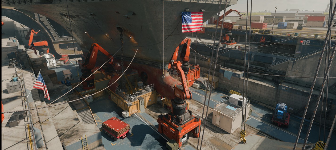 Flagship en Black Ops 7 — vista del mapa