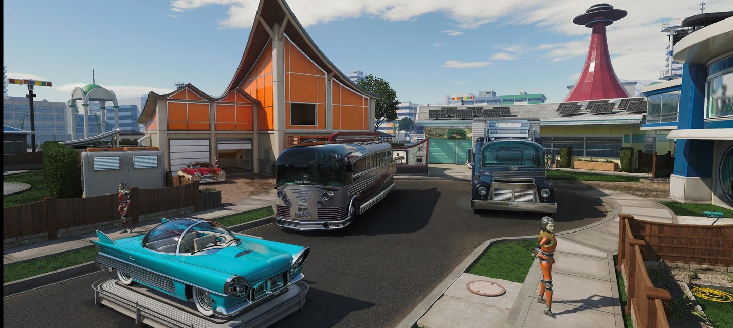 Nuketown 2025 en Black Ops 7 — vista del mapa
