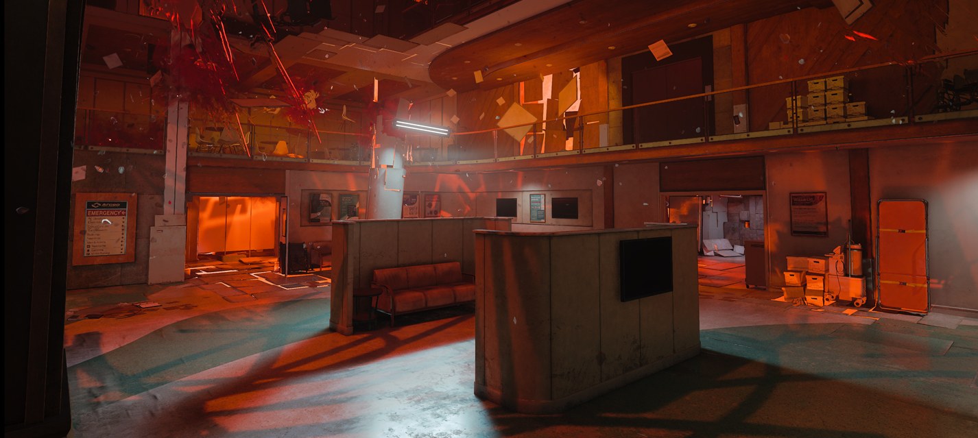 Paranoia en Black Ops 7 — vista del mapa