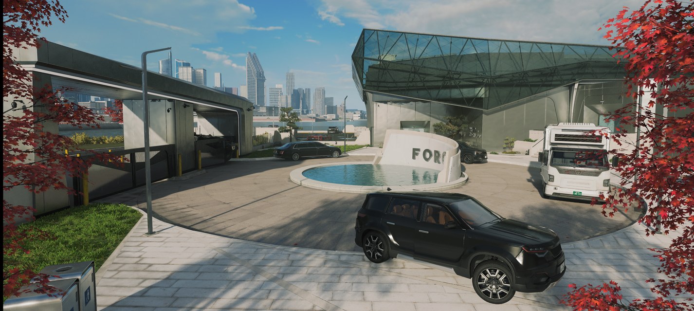 The Forge en Black Ops 7 — vista del mapa