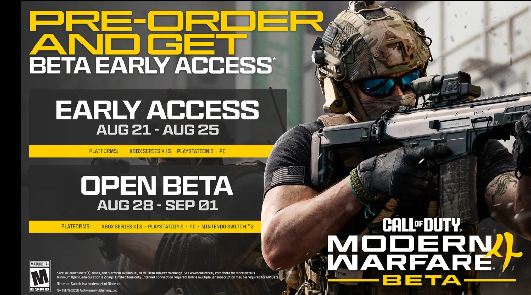 Modern Warfare 4: la beta abierta fue gratis y ya anticipa lo que llega a Warzone